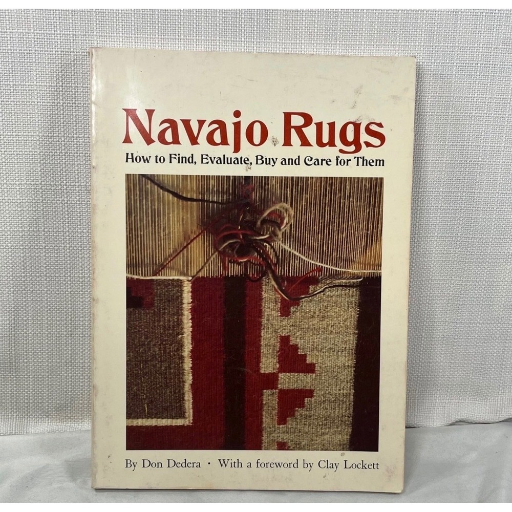Navajo Rugs Don Dedera 1975 First Edition Northland Press Softcover Book